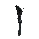MAKP-025b, Kondo II, Marcel Kpoho, 2026, Assembly of tire strips and mixed media, 82x51x15 cm.webp