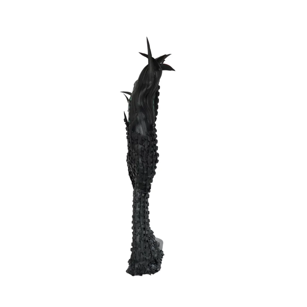 MAKP-025d, Kondo II, Marcel Kpoho, 2026, Assembly of tire strips and mixed media, 82x51x15 cm.webp