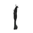 MAKP-025d, Kondo II, Marcel Kpoho, 2026, Assembly of tire strips and mixed media, 82x51x15 cm.webp