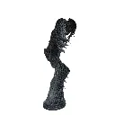 MAKP-026d, Metamorphose, Marcel Kpoho, 2026, Assembly of tire strips and mixed media, 110x110x40cm.webp