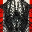 LAFT-030c, Being and becoming, 2021, Interlaced fibers and acrylic on frame, 130 x75 cm.webp