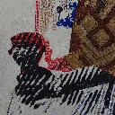 RAMA-004b, The Sovereign, Rachel Malaika, 2026, Serigraphy, beading and embroidery on textile, 110x70cm.webp