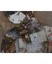 THTO-005b, Impulsion II, Thierry Tomety, 2026, Paper Cloths and Fiber on Canvas, 120x90cm.webp