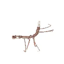 MAKP-049c, Fragility Series - 14, Marcel Kpoho, 2026, Assembly of tire strips and mixed media, 28x27x53 cm.webp