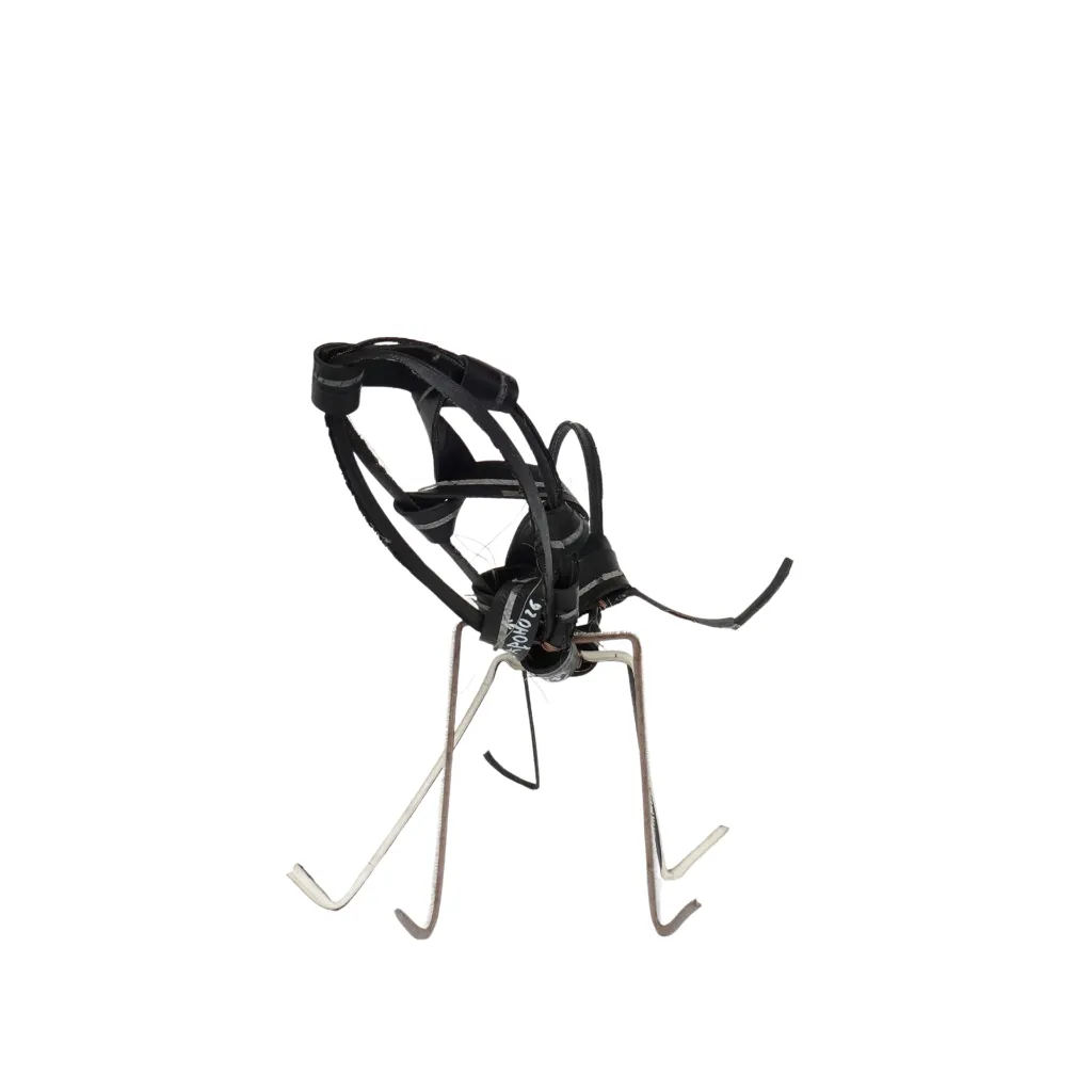 MAKP-050d, Fragility Series - 15, Marcel Kpoho, 2026, Assembly of tire strips and mixed media, 30x25x44 cm.webp