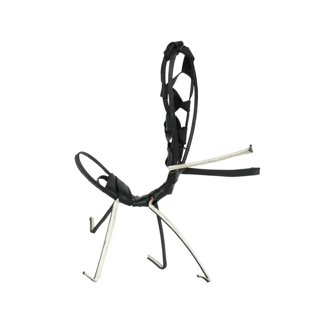 MAKP-051c, Fragility Series - 16, Marcel Kpoho, 2026, Assembly of tire strips and mixed media, 43x30x40 cm.webp