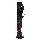 MAKP-035b, Weight of Life, Marcel Kpoho, 2026, Assembly of tire strips and mixed media, 140x43x32 cm.webp