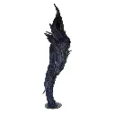MAKP-034b, Eclosion I, Marcel Kpoho, 2026, Assembly of tire strips and mixed media, 174x55x55 cm.webp