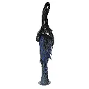 MAKP-033b, Agbara Woman, Marcel Kpoho, 2026, Assembly of tire strips and mixed media, 190x50x35 cm.webp