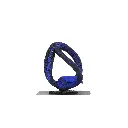 MAKP-032c, Sans Titre - Cycle Suspendu Series, Marcel Kpoho, 2026, Assembly of tire strips and mixed media, 28x28x20 cm.webp