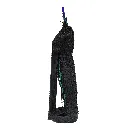 MAKP-027d, Woman Power, Marcel Kpoho, 2026, Assembly of tire strips and mixed media, 109x32x20 cm.webp