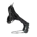 MAKP-024c, Ade, Marcel Kpoho, 2026, Assembly of tire strips and mixed media, 90x75x55 cm.webp
