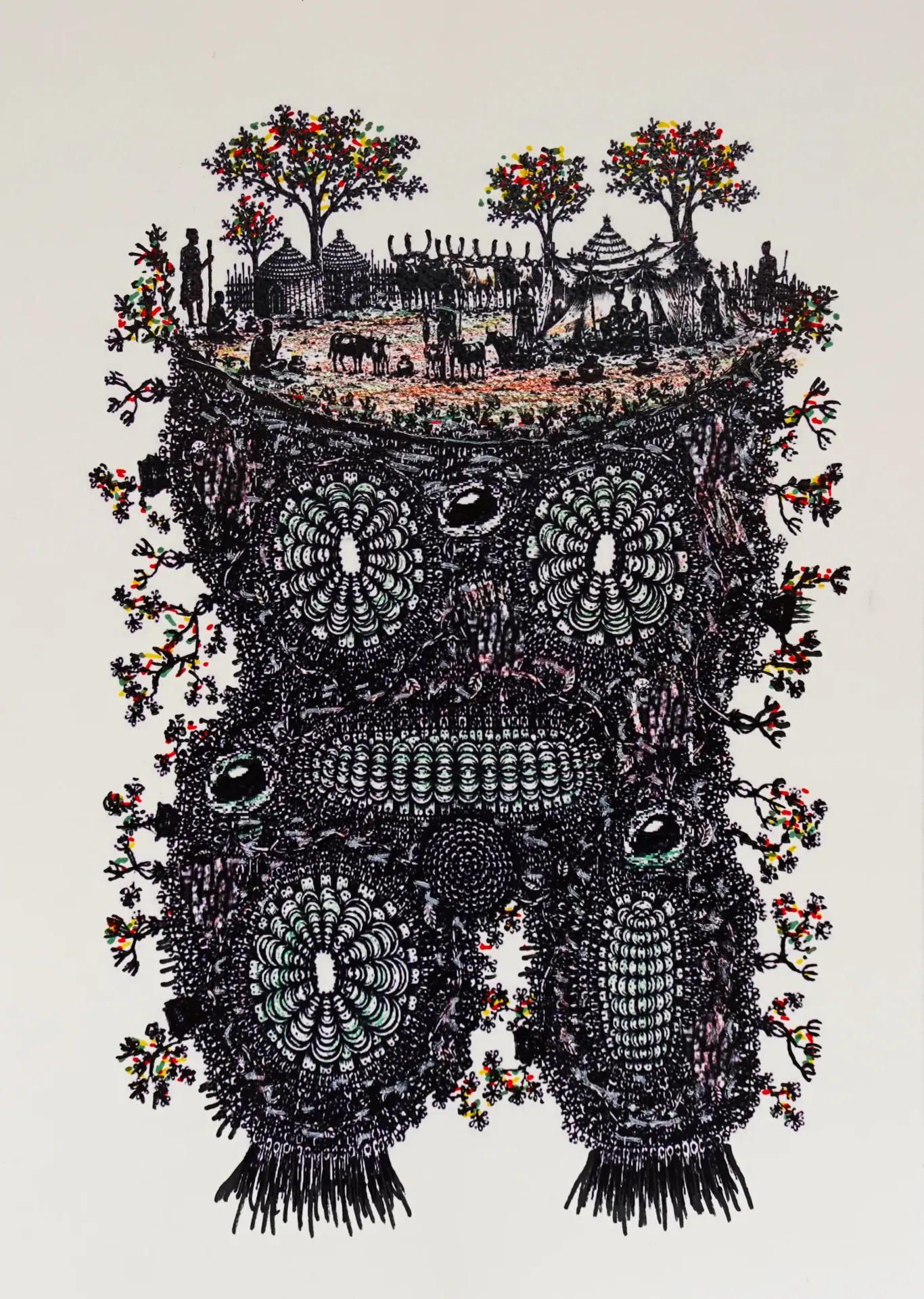 Nomadic Fulani Camp II (SOLD), 2026